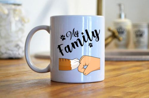 My Family Kiskedvenc cicám egyedi bögre
