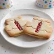 Ünnepi Kívánság – Gyertyás Torta Formájú Linzer Kiszúró