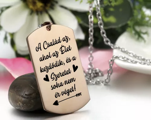 A család az, ahol az élet kezdődik, és a szeretet soha nem ér véget