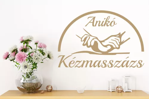 3. Kézmasszázs falmatrica