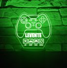 Gamer kontroller 7 színű 3D LED lámpa