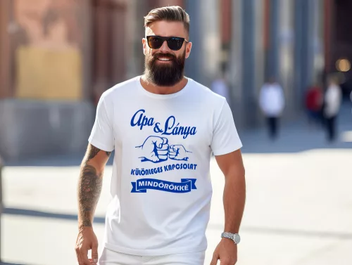 Apa lánya különleges kapcsolat férfi póló
