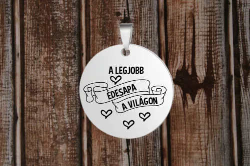 A legjobb édesapa a világon kulcstartó