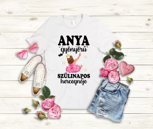 Szülinapi hercegnője női póló 