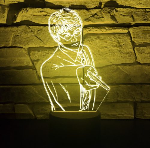 Harry Potter 7 színű 3D LED lámpa