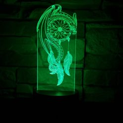 Álomfogó 3D hatású LED lámpa