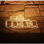 F1 Ferrari 2019 3D hatású led lámpa