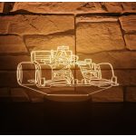 F1 Ferrari 2019 3D hatású led lámpa