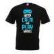 Keep Calm and Play Games sötét pólóhoz