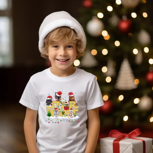 Star wars karácsonyi unisex gyerek póló