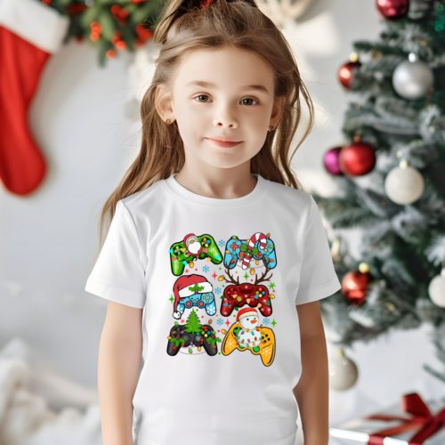 Gamer kedvelőkenk Karácsonyi kiadás lányka póló