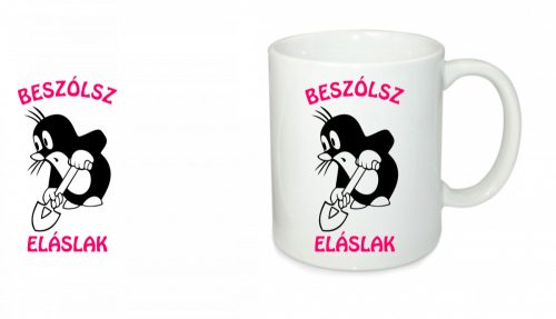 Beszólsz, eláslak bögre