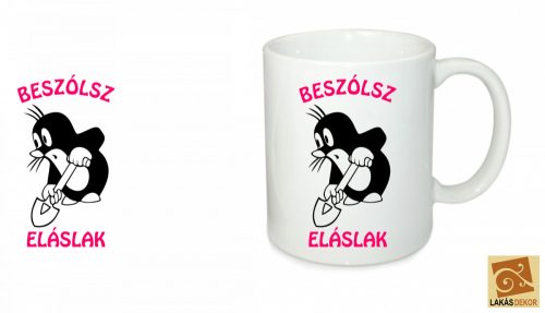 Beszólsz, eláslak bögre