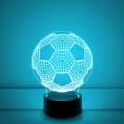 Focilabda 7 színű 3D LED lámpa