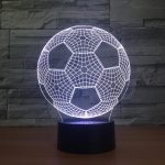 Focilabda 3D led lámpa