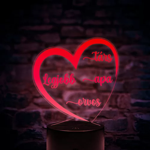 "Legjobb" 3D hatású lámpa 