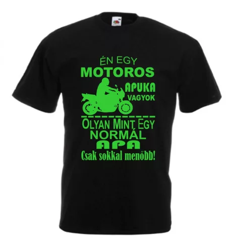 Én egy motoros apuka vagyok férfi póló 2