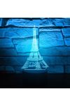 Eiffel torony 3D hatású Led lámpa