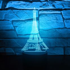 Eiffel torony 3D hatású Led lámpa