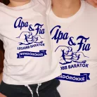 Vagány Apa-Fia Páros Póló Szett – "Legjobb Barátok Mindörökké" 