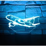 Repülő 3D hatású led lámpa