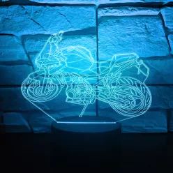 Kawasaki Z650 3D hatású led lámpa