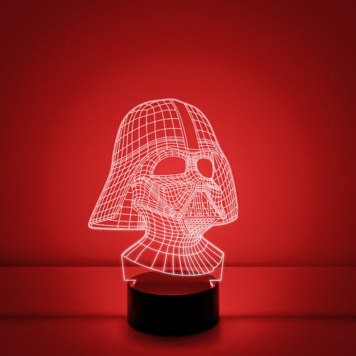 Darth Vader 7 színű 3D LED lámpa