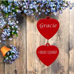   1. Szív alakú biléta ( 1.oldal név; 2.oldal telefonszám)