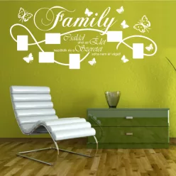   Family.. Család ahol az élet kezdődik...fényképes falmatrica