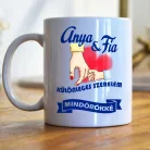 Anya fia különleges szerelem bögre
