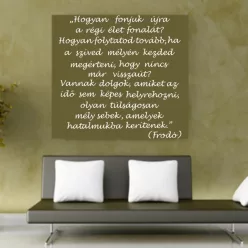 Hogyan fonjuk Idézet falmatrica