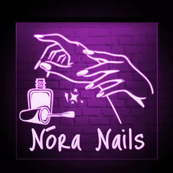 Körömszalon egyedi Led tábla  49x49 cm