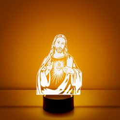 Jézus 7 színű 3D LED lámpa