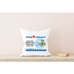 A legjobb horgásznak Boldog születésnapot párna