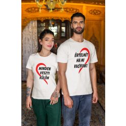 Minden értelmét veszti ha mi külön vagyunk páros póló