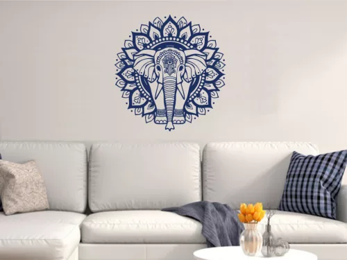 Elefánt mandala falmatrica
