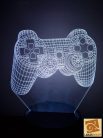 PS4 kontroller 7 színű 3D LED lámpa