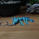 3D nyomtatott baby sárkány kulcstartó