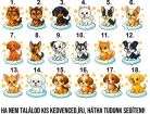 Alvópajtás névre szóló párna – Az én kis álomőrzőm, választható kutyusos mintával