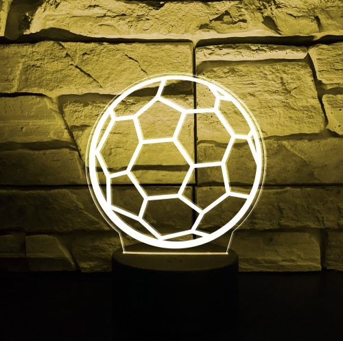 Kézilabda 3D hatású led lámpa