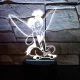 Csingiling 7 színű 3D LED lámpa