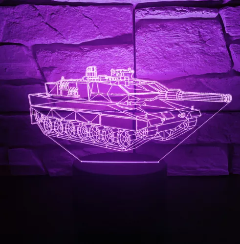 Leopard 2a7a1 3D lámpa