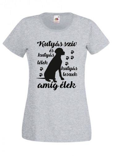 Kutyás szív, kutyás lélek vizsla női póló