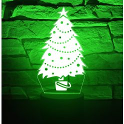 6. Karácsonyi 3D hatású led lámpa