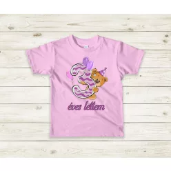 3 éves lettem macis lányos baba póló