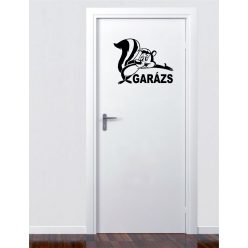 Garázs borz falmatrica