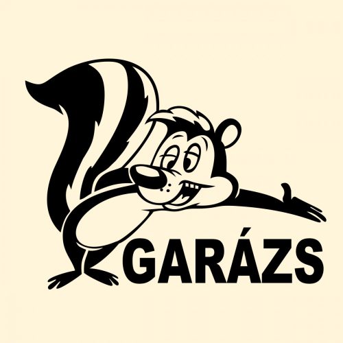 Garázs borz falmatrica