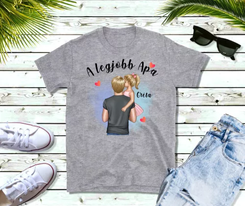 A legjobb apa férfi póló (Lány)