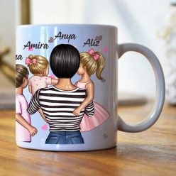   A világnak egy anya vagy egyedi bögre Nagylány, Kislány, Lány