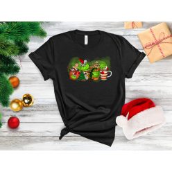 1. Grinchmas kávés női póló